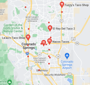 best-tacos-colorado-springs-map